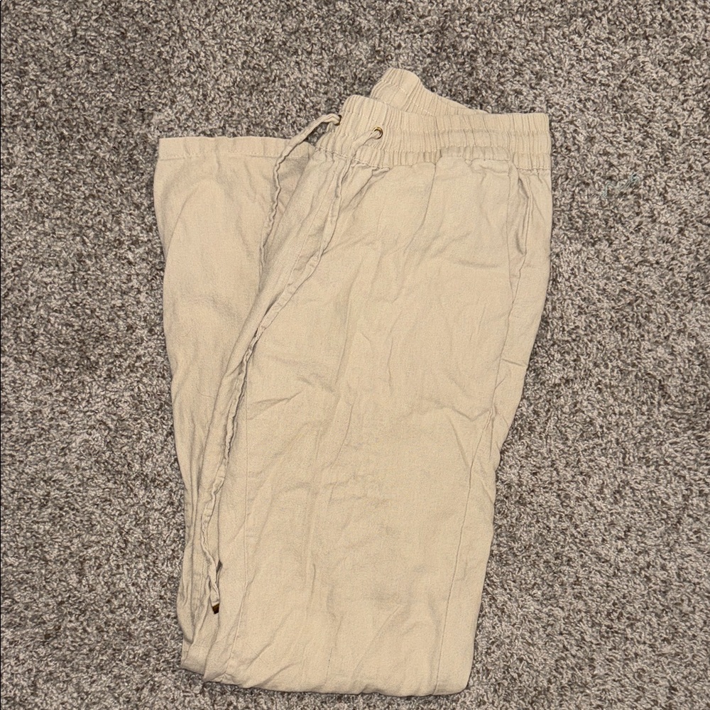 Love Tree Cream Joggers